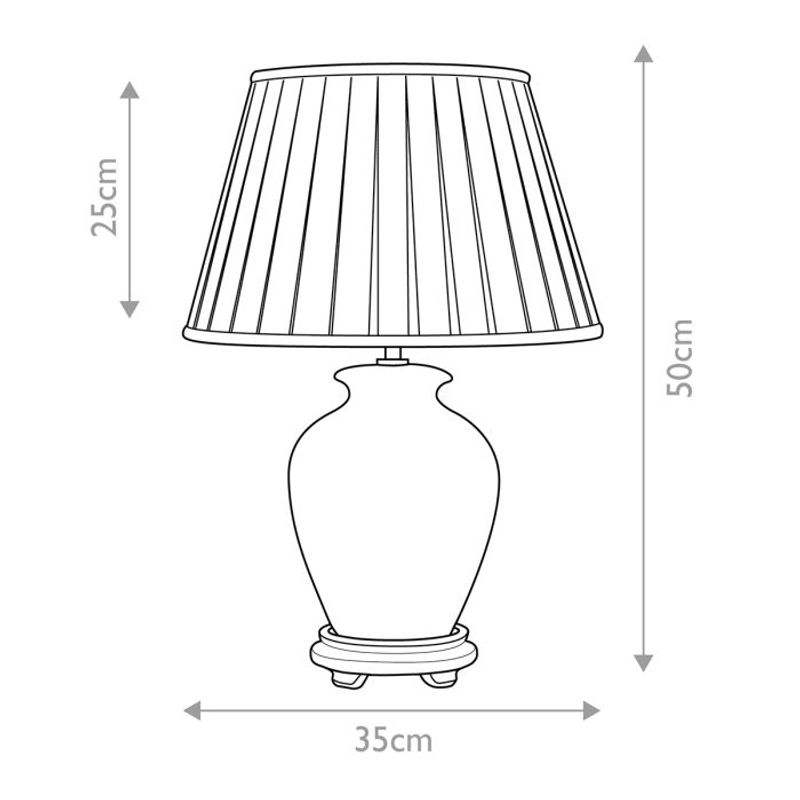 Soling - Bordlampe m/skjerm