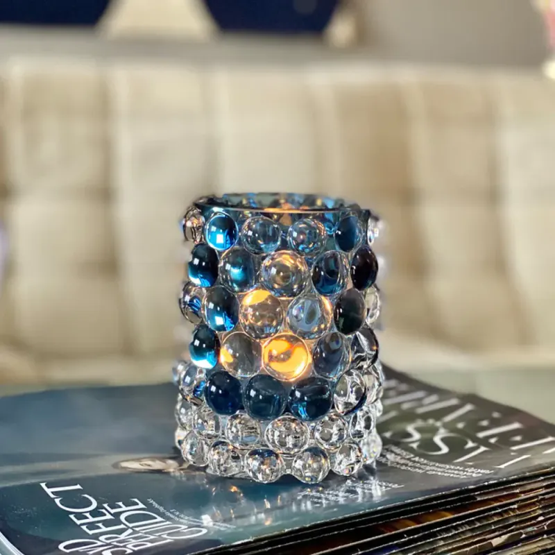 Lyslykt Hurricane Lamp Boule - Sea
