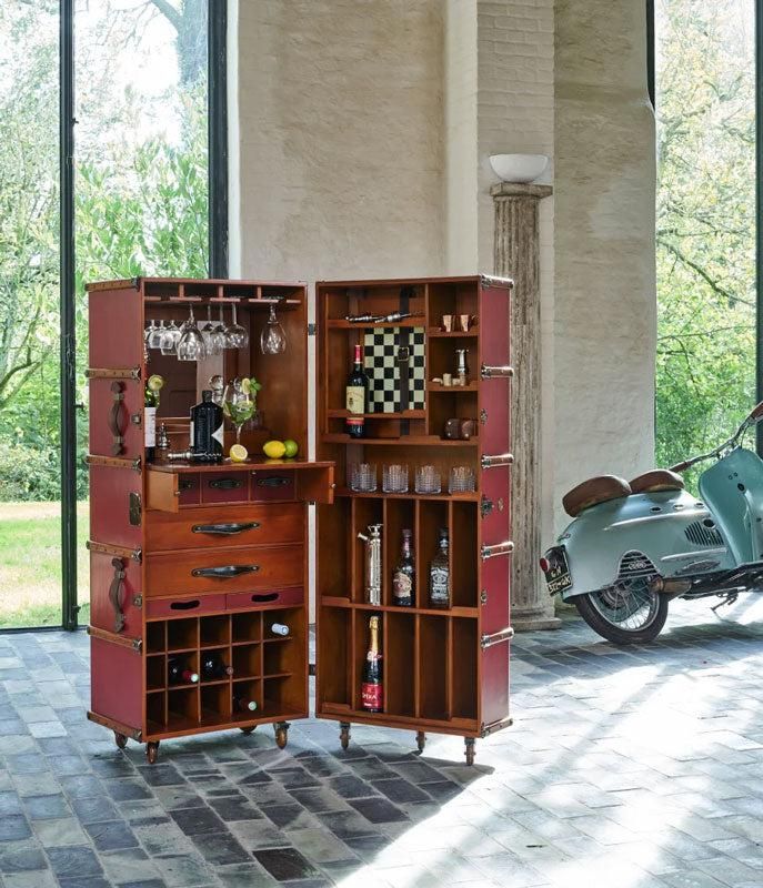 Barskap - Stateroom Bar, Burgundy