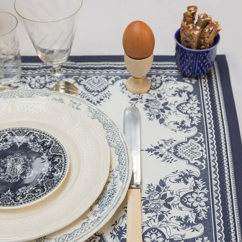 Gien | Depareillees Bleu Monogram frokosttallerken 23 cm