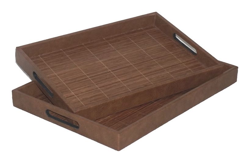 Tray Bamboo Large - Serveringsbrett m/håndtak