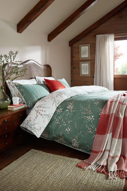 Hovedbilde Pussy Willow sengesett i grønt | Laura Ashley