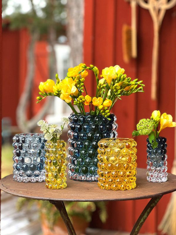 Lyslykt Hurricane Lamp Boule Large - Sea