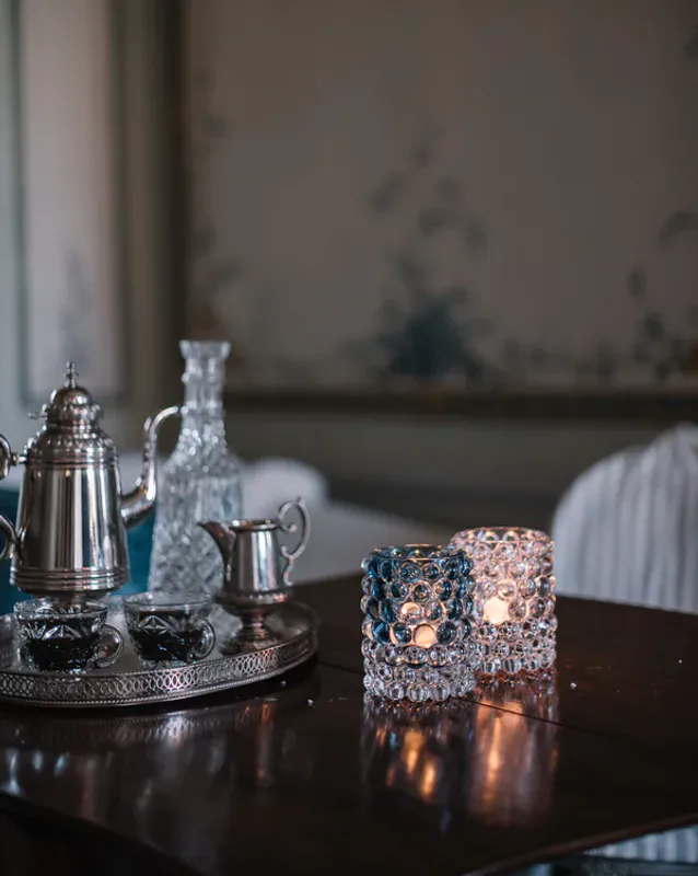 Lyslykt Hurricane Lamp Boule - Sea