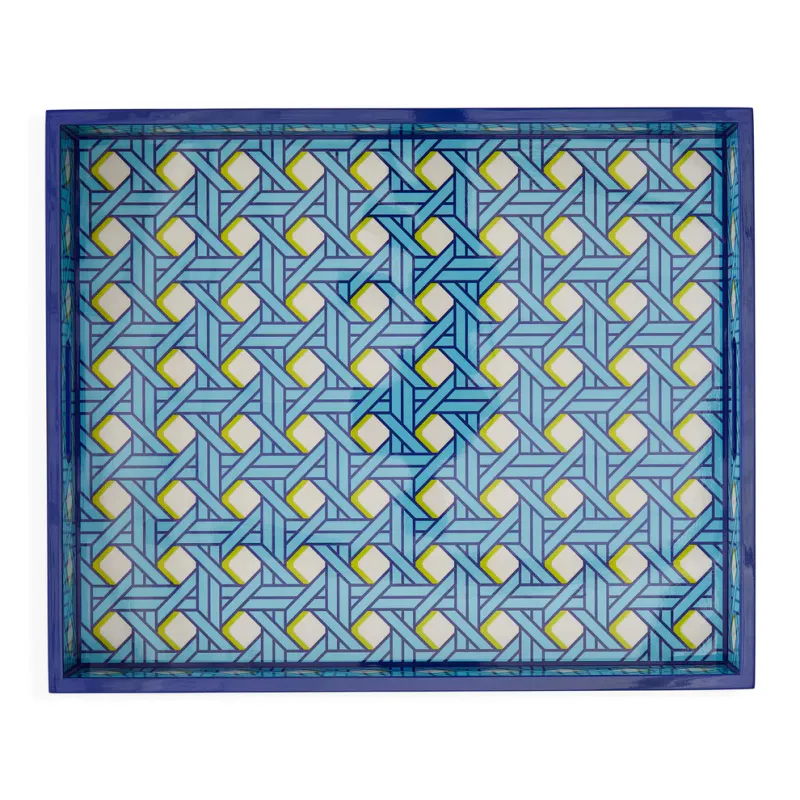 Jonathan Adler - Basketweave Lacquer Tray