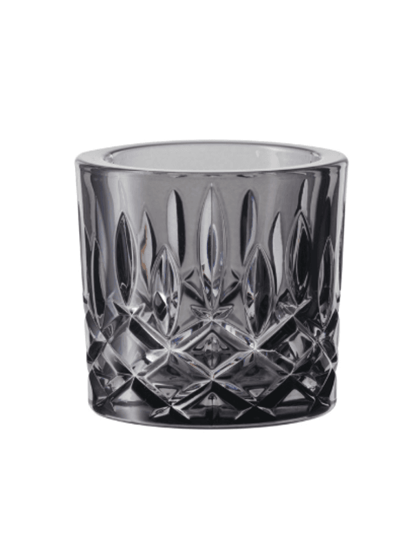 Noblesse - Telysholder i glass, Smoke 2pk